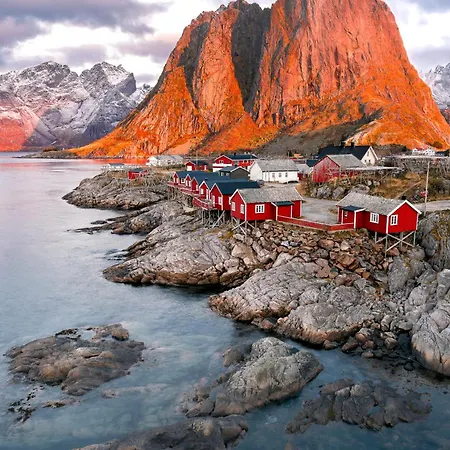 Lofoten Lightscape Hytte Moskenes