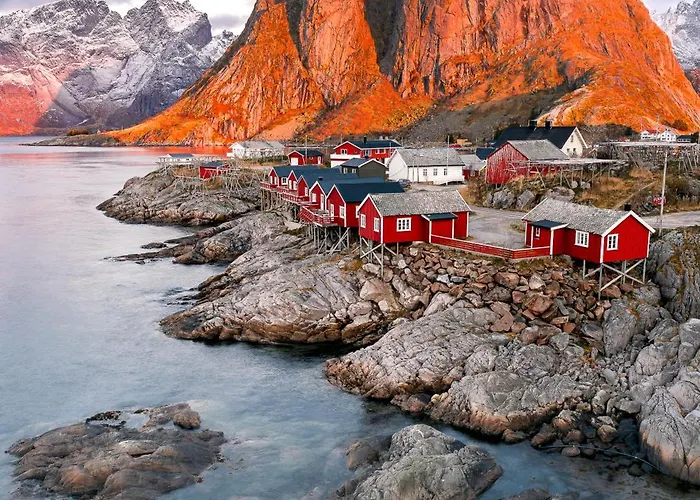 Lofoten Lightscape 롯지 모스케네스